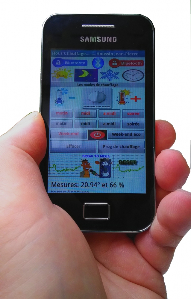 Application domotique pour Android