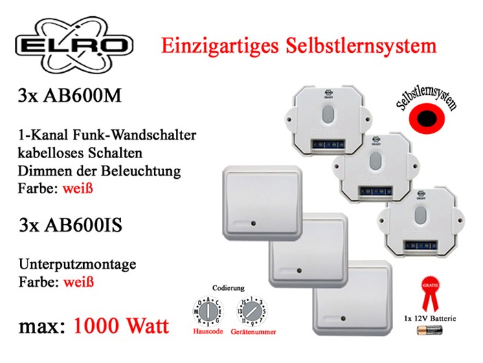 Elro AB600M Wireless Remote Control Switch