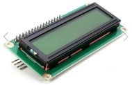IIC/I2C 1602 Yellow Green Backlight LCD Display