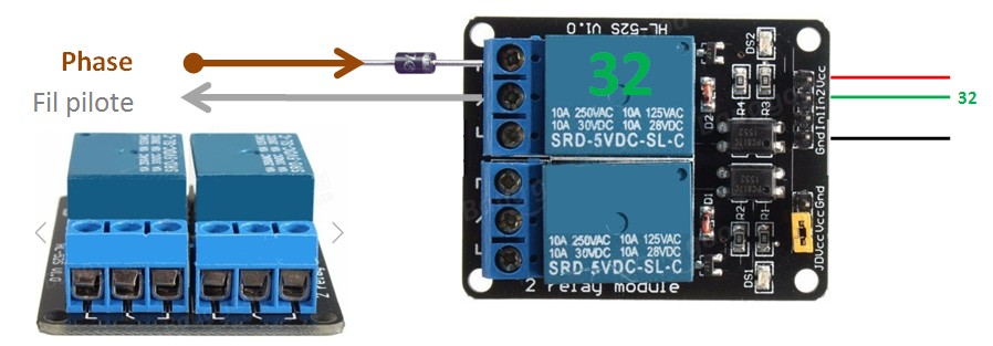 DC5V 2 Way 2CH Channel Relay Module With Optocoupler Protection