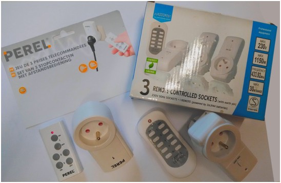 433 Mhz wireless remote control ac power outlet switch